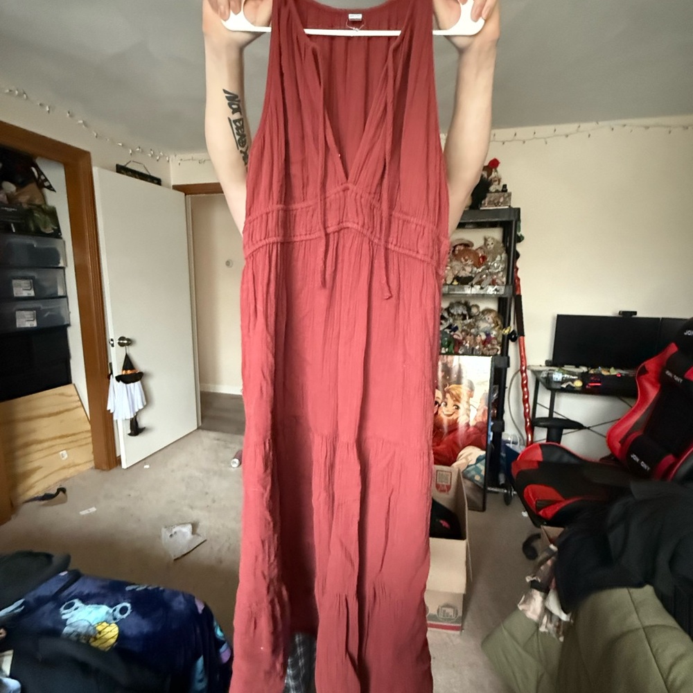 Old Navy Terracotta Sleeveless Dress